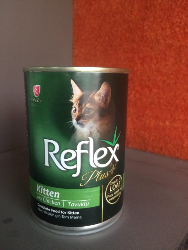 Reflex Plus Kitten Tin – Chicken Chunks in Loaf
