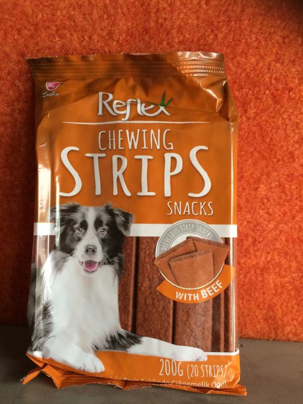 Reflex Chewing Strips Snacks-BEEF